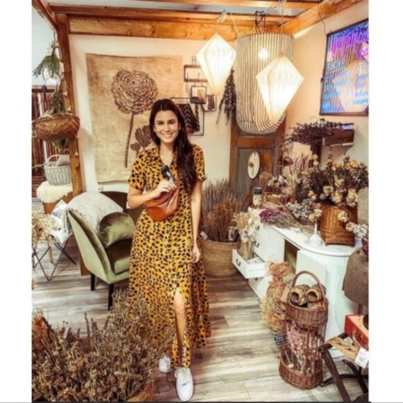 Anthro Porridge Vianne Maxi Shirtdress 6 Petite - Picture 3 of 13